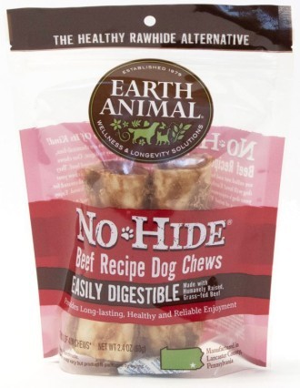 Earth Animal No Hide Beef Small Dog Chews 2 pack